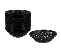 COLLBATH 20 Pezzi Sotto Vaso Piante in Rete Traspirante Tappetini Rete Forma di Ciotola con Foro di Drenaggio per Vasi da Giardino e Bonsai Antisporco e Antiruggine