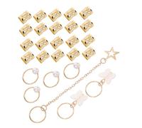 COLLBATH 28pezzi Anelli Per Capelli Forma Di Farfalla Fermagli Per Capelli Intrecciati e Dreadlocks Accessori Unici Per Ragazze e Donne Design Delicato in Ferro Per Ogni Occasione