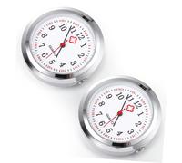COLLBATH 2pezzi Nurse Pocket Watch Dial Design e Pratico Per Infermieri Facile Trasportare e Utilizzare Nella Quotidiana Compatibile Orologi e Te