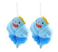 COLLBATH 2pezzi Spugna Bagno Forma Cartone Animato Per Ragazzo Ragazza Piccoli Accessori Per Vasca Bagno Spugne Per Corpo Giocattoli Per Bagnetto