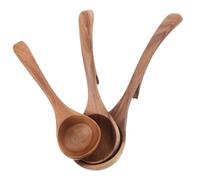 COLLBATH 3 Pezzi Cucchiaio Leggero Lungo Ergonomico Antigraffio per Pentole Antiaderenti Utensili Versatili per Servire e Mescolare