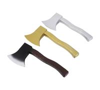 COLLBATH 3 Pezzi Halloween Fake Axe Props Soft PU Lumberjack Hatchet Accessories For Viking Pirate Costume Party Safe And Realistic Roleplay