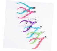 COLLBATH 3 Pezzi Tronchesi Cuticole con in Plastica Taglia Cuticole per Unghie e Piedi Rimuovi Pellicine e Morta per Manicure e Pedicure Portatile e Durevole Colori Casual