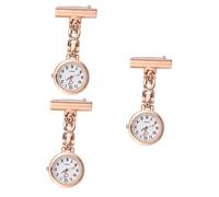 COLLBATH 3 Pz orologio da infermiera portatile orologio medico guardare per orologio da appendere infermieri fob spilla orologio da infermiera orologio da tasca Golden