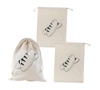 COLLBATH 3 Sacchetti in Lino Riutilizzabili Per Pane Con Cerniera Traspiranti E Resistenti Per Pane Fatto in Casa Con Lievito Madre E Alimenti Vari