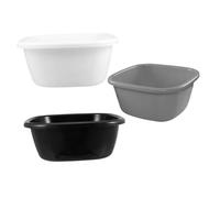 COLLBATH 3 Vaschette Per Pediluvio in Plastica Vaschetta Per Lavaggio Viso Lavandino Per Ammollo Dei Piedi Lavabo Portatile Per Bagno Bacinella Per Lavare Piatti