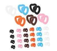 COLLBATH 30 Paia Di Ganci Per Occhiali in Silicone Portaocchiali Antiscivolo A Forma Di Cuore Comodi Accessori Per Occhiali