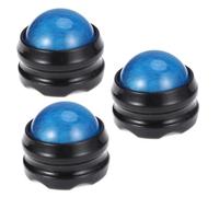 COLLBATH 3pezzi Palla Massaggiante Manuale Per e Relax Muscolare Strumento Per Automassaggio Per e Articolazioni Blu