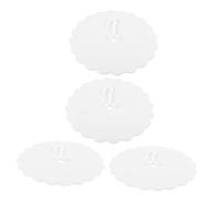COLLBATH 4 Pezzi Ganci Adesivi per Cupola per Baldacchino Facili da Installare e Resistenti per Camera da Decorativa