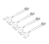 COLLBATH 4 Pezzi Strumenti Raccolta Acciaio Inossidabile Pinza Rifiuti Lunga Forma Forbice Pinze Portatili Esterni