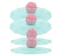 COLLBATH 4 Pezzi Tappi in Silicone Alimentare Forma Rosa Copri Tazze Ermetici e Antipolvere Coperchi per Tazze in e Vetro Sigillatura Tenuta Stagna per Mantenere Bevande