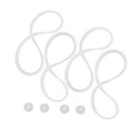COLLBATH 4 Set Guarnizioni in Silicone per Lunch Box con Tappi Sigillanti per Contenitori Isolanti Guarnizioni Sostitutive per e Riutilizzabili Compatibili con Scatole Giapponesi