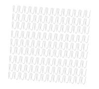 COLLBATH 400 Pezzi Ganci per Tende in Metallo Resistenti Supporto Pesante per Tende Spesse Ganci per Soggiorno Camera e Finitura per Pieghe e Decorazioni