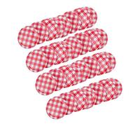 COLLBATH 40pezzi Coperchi Per Barattoli Da Marmellata Coperchi Avvitabili Ermetici Per Conserve E Marmellate Accessori Per Barattoli Con Design Elegante E Stile Per Di Bocca