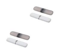 COLLBATH 4pezzi Custodia Protettiva Per Spazzolino Design Resistente Colori Nordici Semi- Per Outdoor e