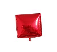 COLLBATH 5 Palloncini in Pellicola di Alluminio Forma Quadrata Pollici per Feste di Compleanno Decorazione Party