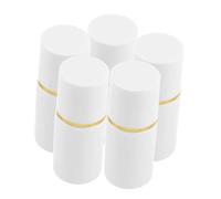 COLLBATH 5 Pezzi Bottiglie Applicatori con Testa in Spugna Contenitori Ricaricabili per Profumi Lozioni Cosmetiche e Vernici Distribuzione Uniforme con Spugna Integrata Uso Professionale e