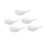 COLLBATH 5 pezzi Ciotole Condimento in con Piccole Piattine per Salse e Antipasti Resistenti e Freddo Adatte per Soia Olio Formaggi e Condimenti Design Pulito e Compatto
