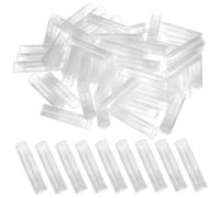 COLLBATH 50 Pezzi Tubetti Trasparenti per con Meccanismo Push Contenitori Cosmetici Leggeri in Polipropilene Balm e Te