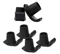 COLLBATH 6 Pezzi Sliders Per Bastoncini Sci Walker Alianti Antiscivolo Portatili Walker Coasters Nylon Sci Glidi Bastoncini