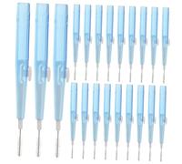 COLLBATH 60 Pezzi Spazzolini Interdentali Morbidi Push-pull per Pulizia e Portatile per Igiene Orale Quotidiana e Gengivale Delicata