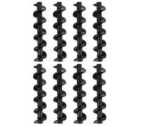 COLLBATH 8 pezzi di albero a spirale per fontana di cioccolato - gruppo albero a spirale di ricambio per mini macchina per fonduta di cioccolato, parte di riparazione per la preparazione di dessert