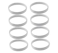 COLLBATH 8 pezzi Elastici Metallo Regolabili Antiscivolo per Maniche Camicia Fascia Elastica Adattabile per Polsi Accessori Formali Durevoli e Flessibili