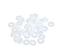 COLLBATH 80 tappi di gomma in silicone per catena a serpente bracciali compatibili con Pandora Chamilia Clip Lock Spacer Charm Stopper Accessori