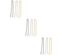 COLLBATH 9 Pz Catena Dell'orologio Da Tasca Guarda Le Catene Sospese Ciondolo Catena Orologio Retrò Antiche Catene Da Tasca Guarda La Catena Del Portachiavi Orologio D'argento Metallo