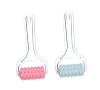 COLLBATH A Rulli Per Corpo Set Da 2 Pezzi, Strumento Massaggiante Antiscivolo Particelle in Rilievo, Massaggio Terapeutico Per Braccia e Gambe, Stimolazione Circolatoria a Casa, Per e Ragazze