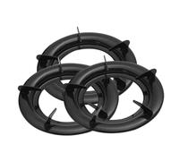 COLLBATH Anello Wok in Ferro Griglia Per Fornelli A Gas Domestica Riutilizzabile Facile Da Pulire E Installare