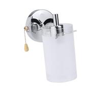 COLLBATH Applique da Parete in Vetro Moderno con Portalampada Lampada da Muro Decorativa per Soggiorno Camera e Corridoio Montaggio Parete Salvaspazio Illuminazione d Arte per Interni