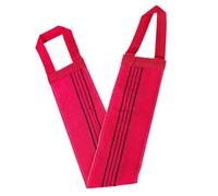 COLLBATH Asciugamano Esfoliante Doppio per Doccia Spazzola Portatile con Laccio Rimuove Cellule Morte e per Pulizia Profonda della Schiena