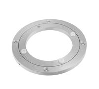 COLLBATH Base Girevole Lazy Susan in Lega di Alluminio 14 Cm Cuscinetto Silenzioso e Resistente per Tavoli da Pranzo Rotondi e Rettangolari, Supporto Rotante 360° per Uso Domestico