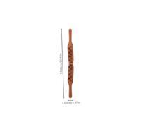 COLLBATH Bastoncino in Legno per Riflessologia Piedi e Schiena Massaggiatore Manuale Stabile con Sfere Lisce Dolori Corpo Strumento Pratico per Relax e Muscolare