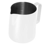 COLLBATH Bicchiere Latte Art in Acciaio Inossidabile con Beccuccio Ergonomico per Schiuma Latte Espresso e Cappuccino per Frothing Professionale per Regalo e Uso