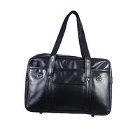 COLLBATH Borsa in Pu A Tracolla Scolastica Design Unghia Del Piede Capacità Per Contenere Libri E Laptop Borsetta Per Abbinare L'uniforme