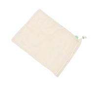 COLLBATH Borsa in Rete Di Cotone Riutilizzabile Lavabile Per Frutta E Verdura Con Coulisse 25x30cm