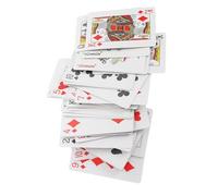 COLLBATH Carte Da Gioco in Braille e Caratteri Grandi Giochi Di Carte Per Adulti e Ragazzo Ragazza Ragazza Ipovedenti e Non Vedenti Per Apprendimento e Intrattenimento