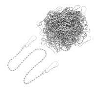 COLLBATH Catena Appendere in Acciaio Inossidabile Argento 24 Pezzi con Ganci per Cartelloni Pubblicitari e Cestini per Piante per Decorazioni Esterne