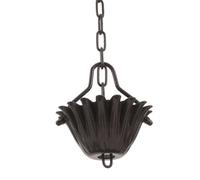 COLLBATH Catena della Pioggia Pratica ed Elegante in Lega di Alluminio Design Funzionale per Convogliare Acqua per Grondaie, Decorazione da Giardino e Cortile, per Tempio e Negozio