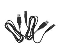 COLLBATH Cavo di Ricarica USB Doppio Nucleo in Rame 124 M Set 2 Pezzi per Dispositivo di Bellezza e Pulitore Dentale Caricabatterie Protezione da Sovracorrente e Surriscaldamento Adatto