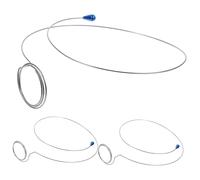COLLBATH Cerchio di Fissaggio per Lente di Ingrandimento in Ferro Argento 3 Pezzi, Anello Regolabile per Riparazione Orologi in Negozio Specializzato