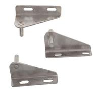 COLLBATH Cerniera in Acciaio Inossidabile Per Porta Del Congelatore Kit Di Riparazione Da 3 Pezzi Adatta Per Frigoriferi E Contenitori Per Ghiaccio Resistente E Affidabile