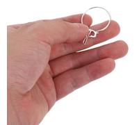 COLLBATH Charm Holder Necklace in con Doppio Design Doppia Funzione Anello e Pendente Resistente e Anti-ossidante per Accessorio per Feste e Speciali