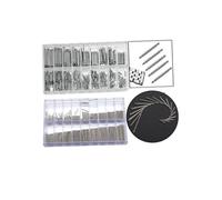 COLLBATH Cinturino A Molla Per Orologi in Acciaio Inossidabile 6mm-23mm Coppiglie Per Cinturini Per Orologi Plastica Dura 360 Pezzi Di Barrette A Molla A Doppia Flangia
