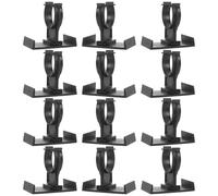 COLLBATH Clip per Gambe dello Zoccolo Cucina Regolabili in Plastica Nera Morsetti per Zoccoli Mobili 20 Pezzi Supporto Stabile per Ventilazione e Protezione Pavimento Adatti per Mobili