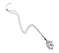 COLLBATH Collana Cristallo Metallo con Gabbia Vuota Supporto per Pietre Naturali e Decorativo per e Speciale