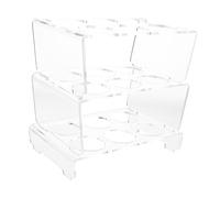 COLLBATH Contenitore Trasparente Per Uova A 3 Strati Dispenser in Acrilico Organizer Per Frigorifero Vassoio Portauova Impilabile Distributore Per Cucina