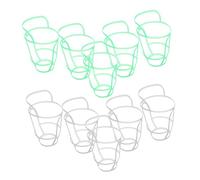 COLLBATH Copertura a Rete per Infusione 20 Pezzi, Porta Flacone Salino in Plastica Leggera Riutilizzabile, per Uso Clinico e Domiciliare, Supporto per Bottiglie Soluzione Salina Visione